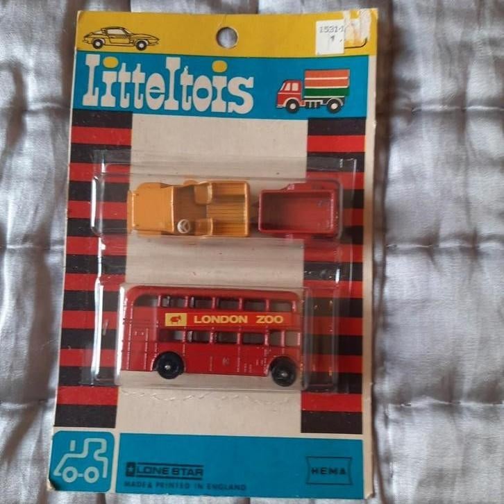 SUPER ZELDZAAM: SET LONE STAR/LITTELTOIS LONDON BUS+JEEP*NEW, Hobby en Vrije tijd, Ophalen, Nieuw, Bus of Vrachtwagen, Overige merken