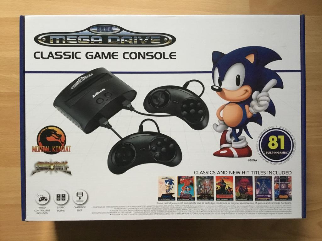 Sega Mega Drive Classic Game Console - nieuw, Games en Spelcomputers, Spelcomputers | Sega, Ophalen of Verzenden, Nieuw, Mega Drive