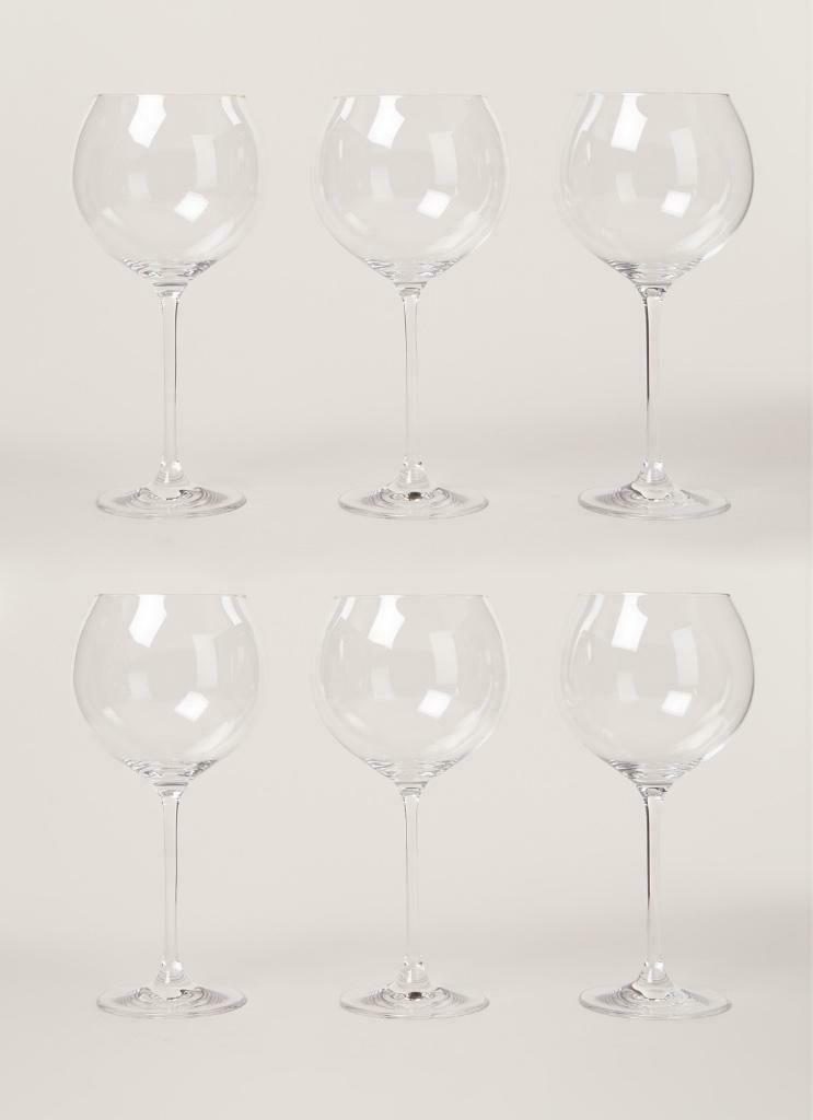 lot 6 verres leonardo cia bourgogne, Ophalen of Verzenden