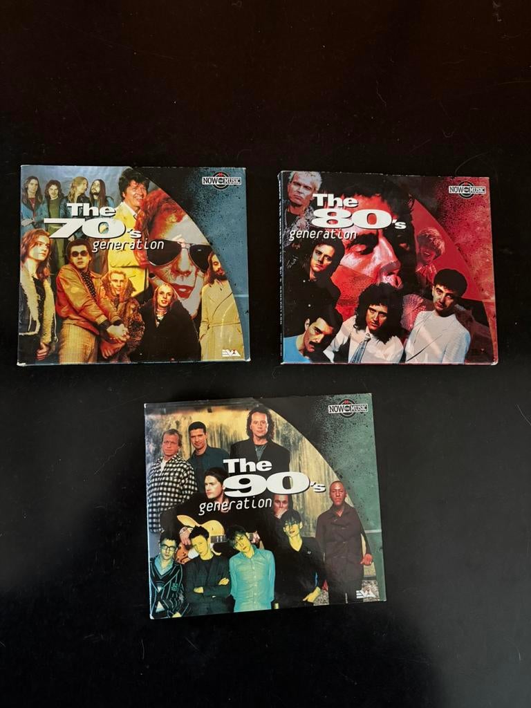 3 CD’s : The 70’s en The 80’s en The 90’s Generation, Ophalen of Verzenden, Gebruikt, Overige genres