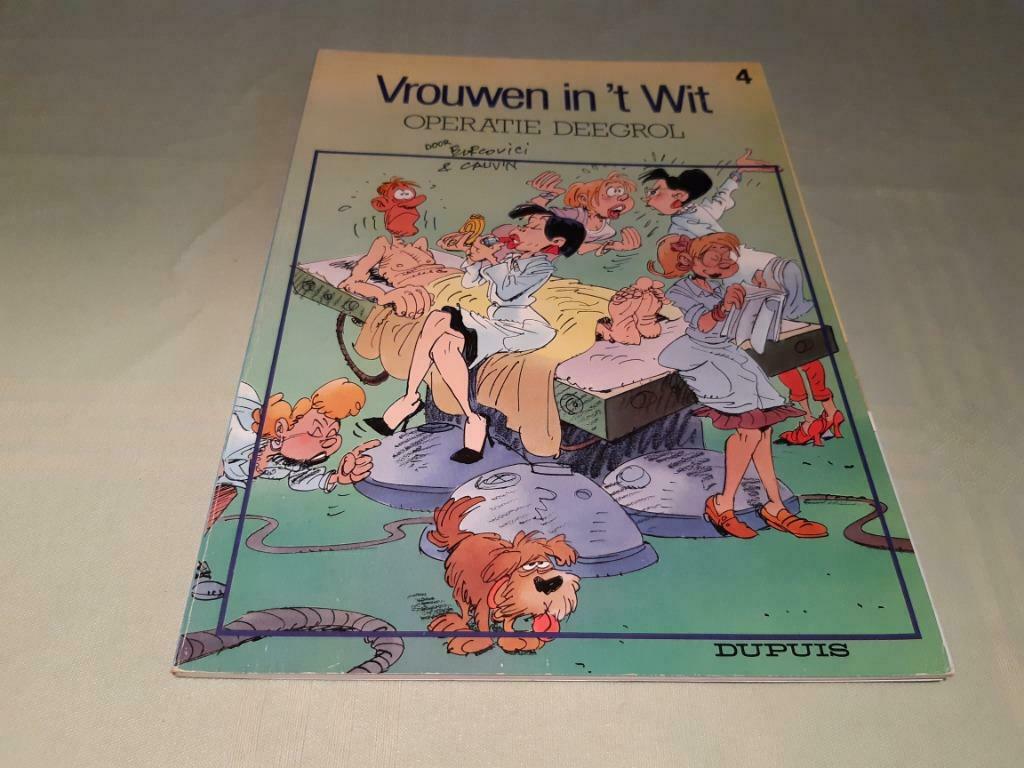 Vrouwen in 't wit.4.Operatie deegrol., Eén stripboek, Ophalen of Verzenden, Gelezen