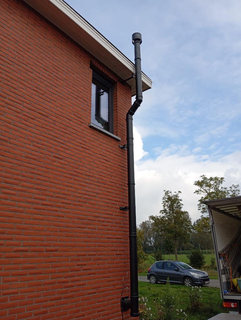 Actieprijzen -35%: Rookkanalen en - afvoer voor pelletkachel, Overige brandstoffen, Nieuw, Ophalen of Verzenden, Pelletkachel