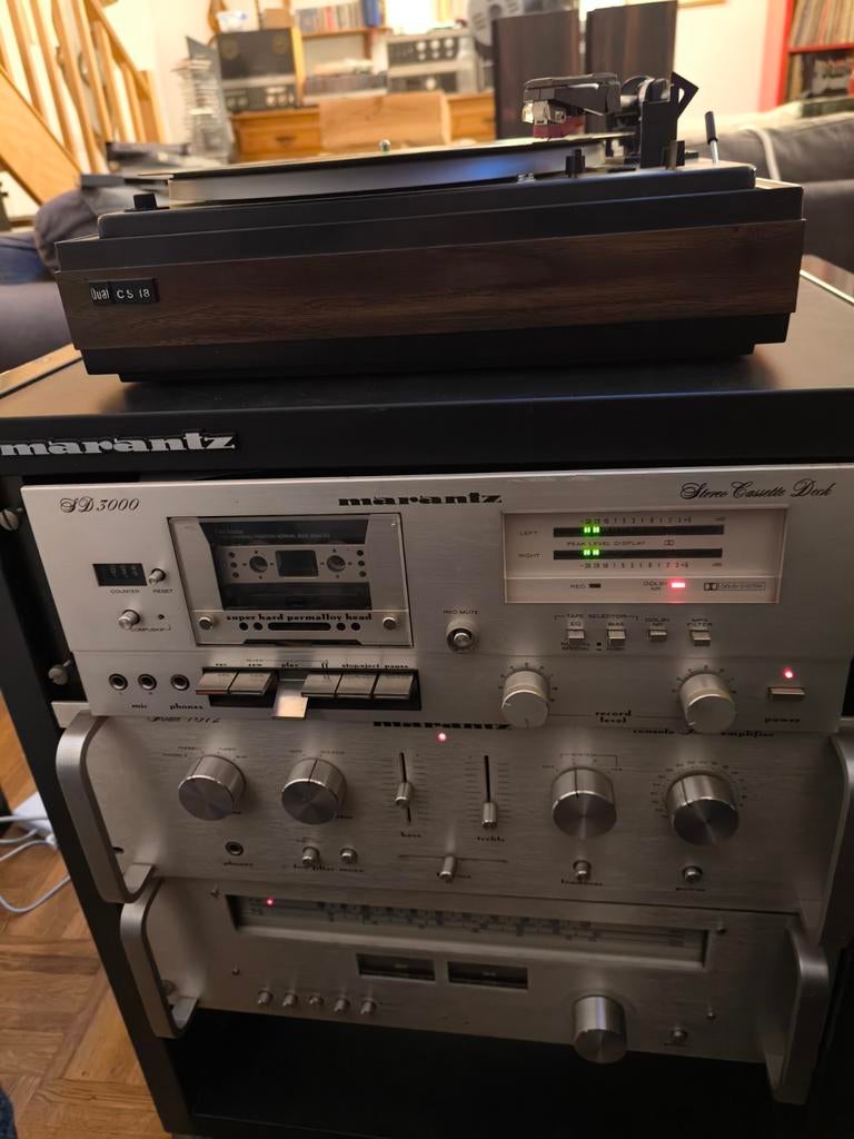 Splendide ️‍ VINTAGE MARANTZ & DUAL, Enlèvement, Utilisé
