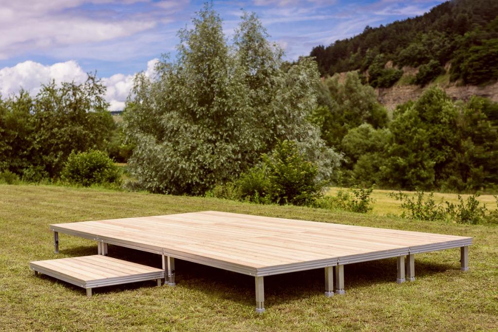 Terras Vlonder verplaatsbaar, Verzenden, Nieuw, Overige materialen