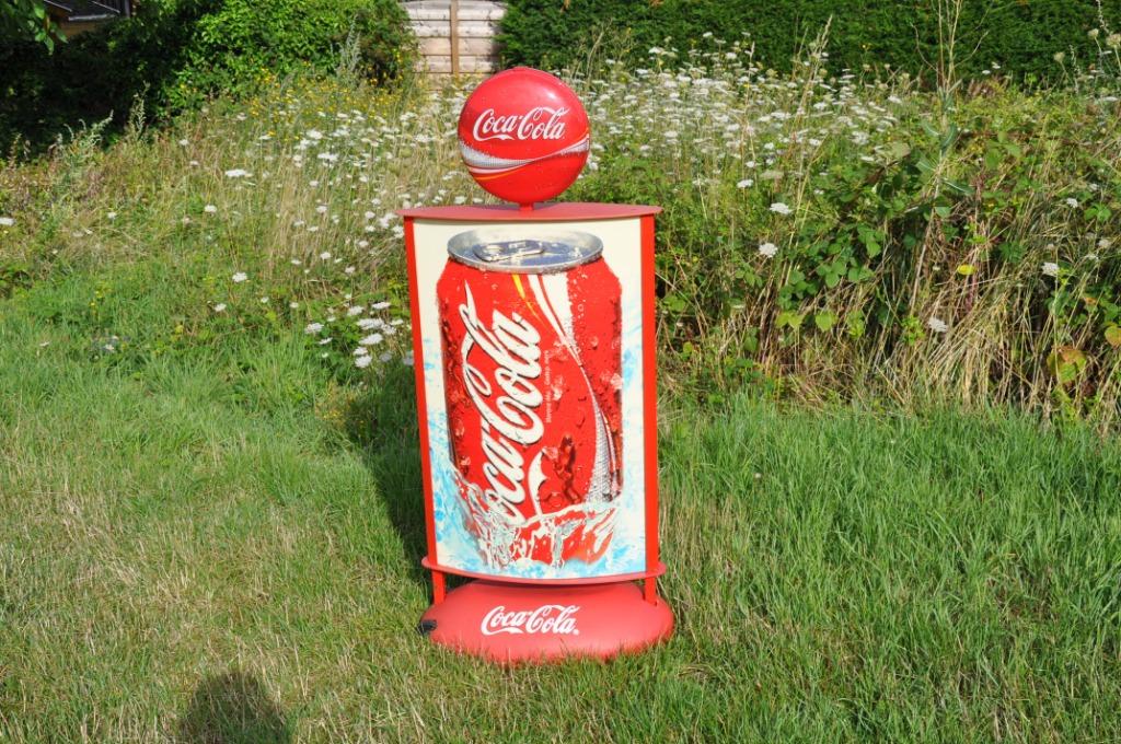 (d) enseigne publicitaire de trottoir double face coca cola, Collections, Enlèvement ou Envoi, Utilisé, Panneau publicitaire