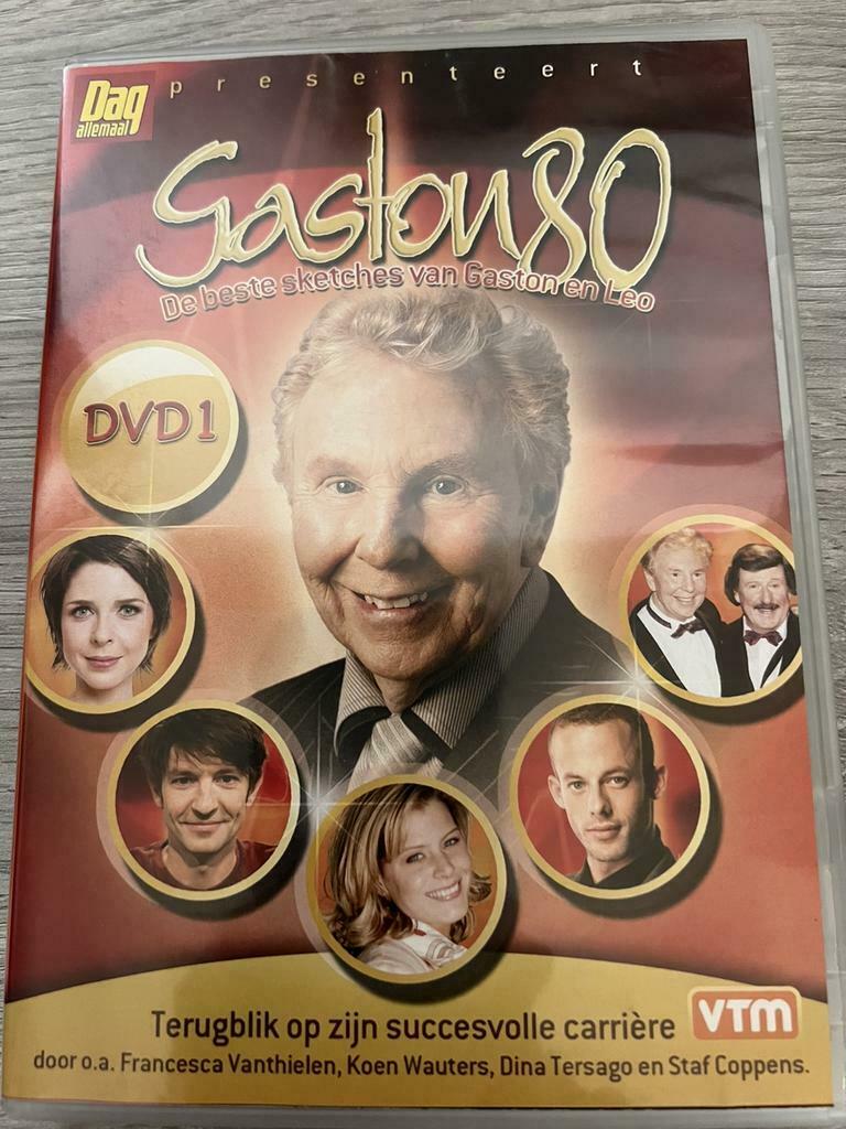 GASTON EN LEO DVD’s COLLECTIE, Alle leeftijden, Ophalen of Verzenden, Zo goed als nieuw, Tv-programma of Sketches