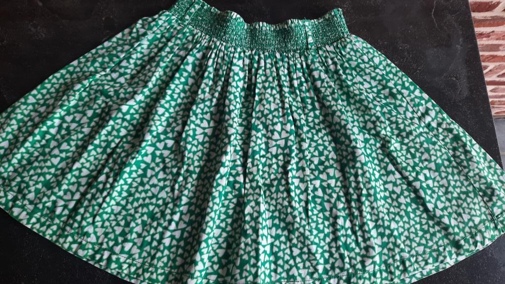 Rokje met hartjes - maat 152 - Millastar (JBC), Enfants & Bébés, Vêtements enfant | Taille 152, Robe ou Jupe, Enlèvement ou Envoi