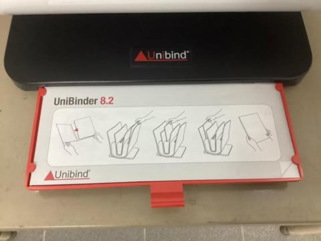 Thermorelieur Unibind 8.2, Diversen, Papierwaren, Zo goed als nieuw, Ophalen