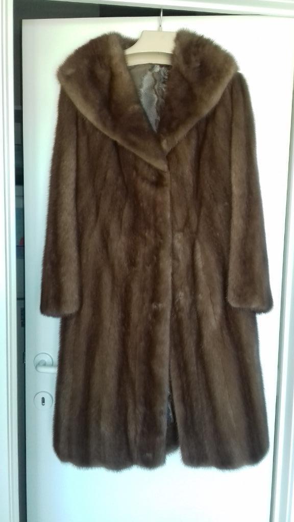 Pelsmantel, ANDERE, Taille 38/40 (M), Brun, Enlèvement