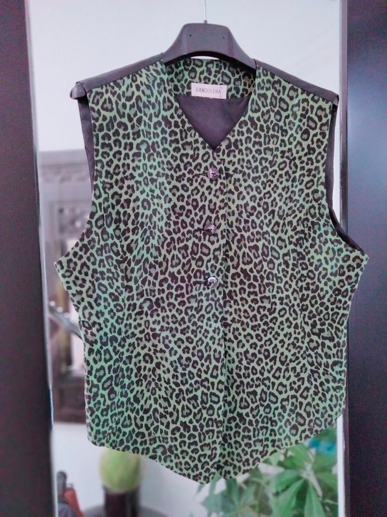 Ondervestje. waistcoat.merk Bandolera.maat 38. Gecentreerd., Enlèvement ou Envoi, Comme neuf, Taille 38/40 (M), Noir