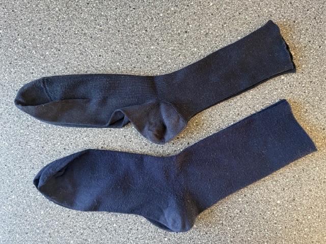 2 Paar blauwe kousen - maat 40/43 (prijs/paar) (nr4922), Vêtements | Hommes, Chaussettes & Bas, Enlèvement ou Envoi, Comme neuf