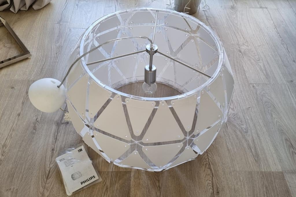 Prachtige XL philips plafond hanglamp 80cm, Huis en Inrichting, Lampen | Lampenkappen, Ophalen of Verzenden, Zo goed als nieuw