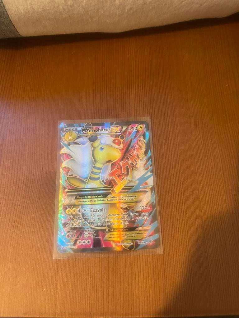 Carte Pokémon très rare d'Ampharos ex, Enlèvement ou Envoi, Comme neuf