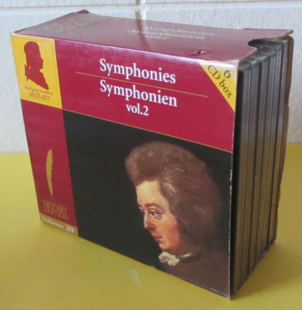 Mozart - Symphonies - Vol 2 -  6 CD Box, CD & DVD, CD | Classique, Utilisé, Musique de chambre, Du modernisme à nos jours, Coffret