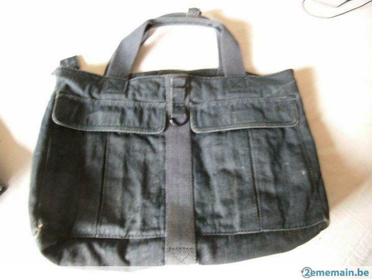 sac à main et à bandoulière kipling bleu - façon jean., Envoi, Utilisé, Bleu