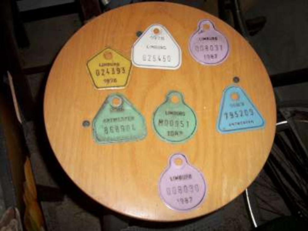 vieilles plaques de vélo, Collections, Rétro, Enlèvement ou Envoi