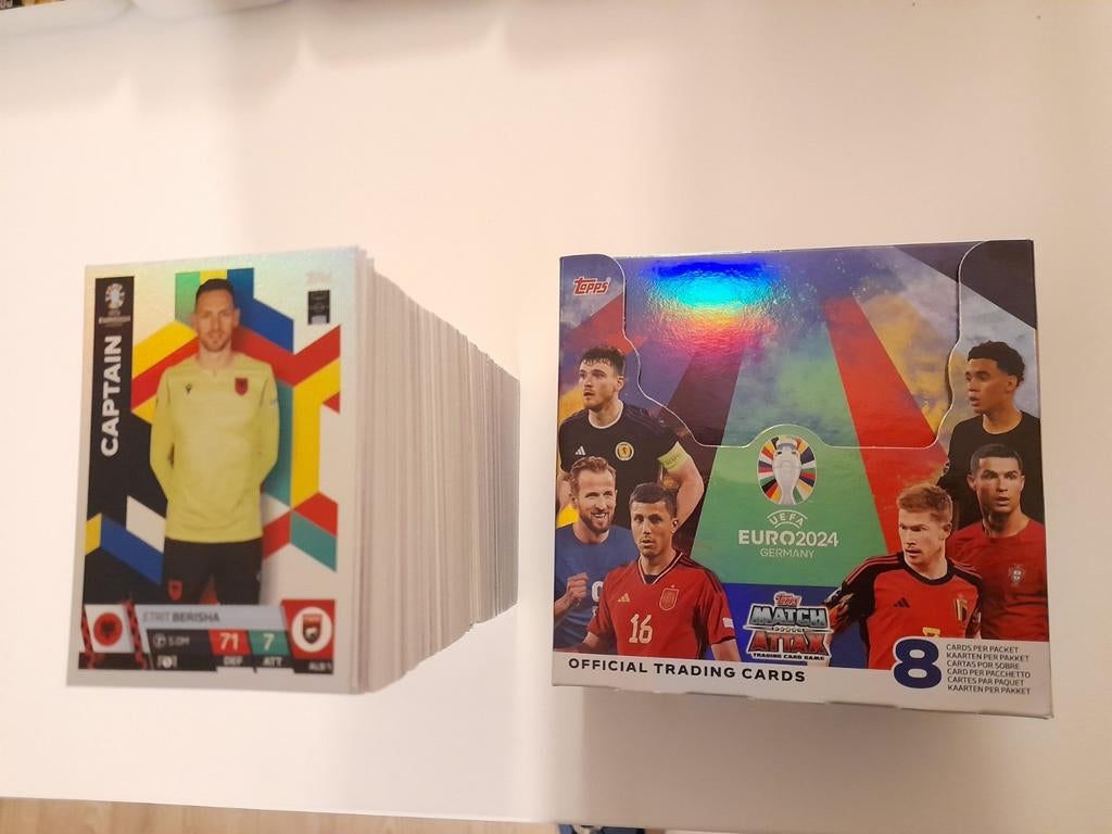Complete set base kaarten Topps match attax euro 2024, Ophalen of Verzenden, Zo goed als nieuw