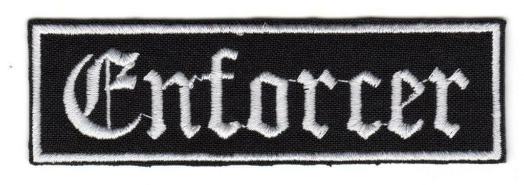 Patch Enforcer rang motorclub - 100 x 30 mm, Ophalen of Verzenden, Nieuw zonder kaartje, Overige typen