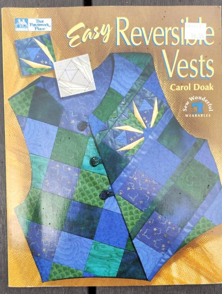 Boek Easy Reversible Vests, Enlèvement, Comme neuf, Broderie ou Couture, Carol Doak