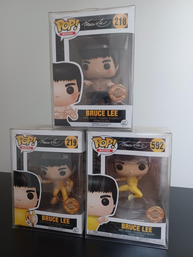 Bruce Lee Funko set 218 219 592, Enlèvement ou Envoi, Comme neuf