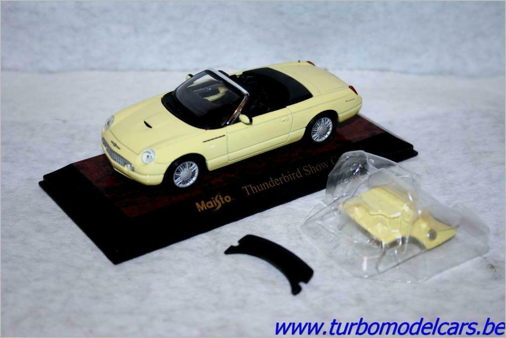 Ford Thunderbird Show Car 1/43 Maisto, Enlèvement ou Envoi, Neuf, Voiture, Autres marques