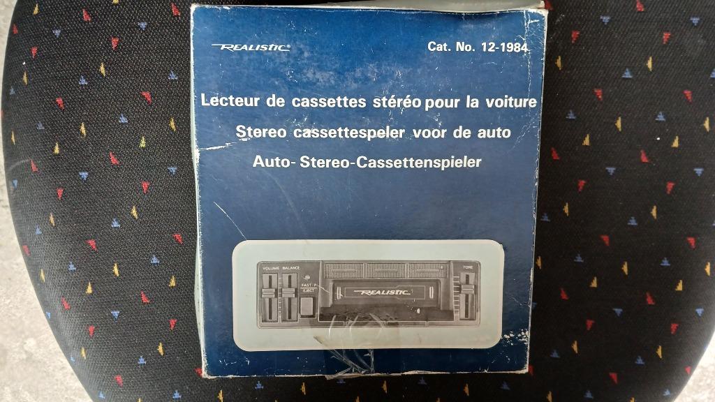 auto radio vintage realistik tandy neuf, Enlèvement ou Envoi, Tandy