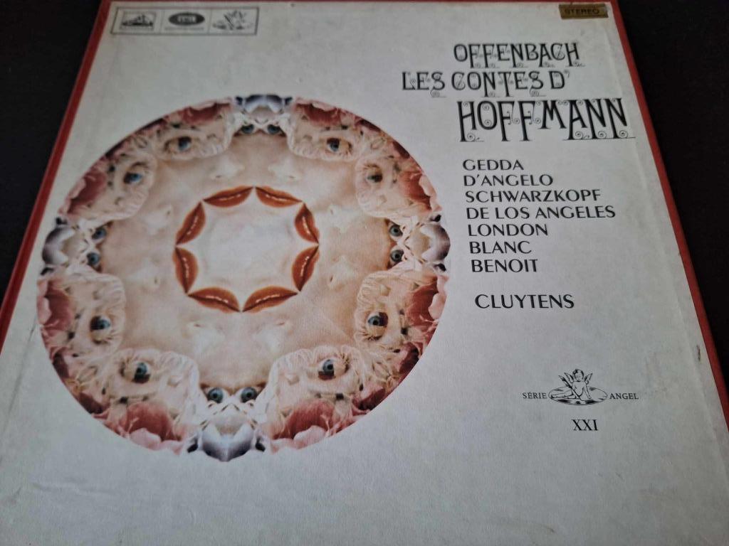 Offenbach / Cluytens - Les Contes D'Hoffmann Box 3 x Lp's, Gebruikt, Opera of Operette, Ophalen of Verzenden, 12 inch