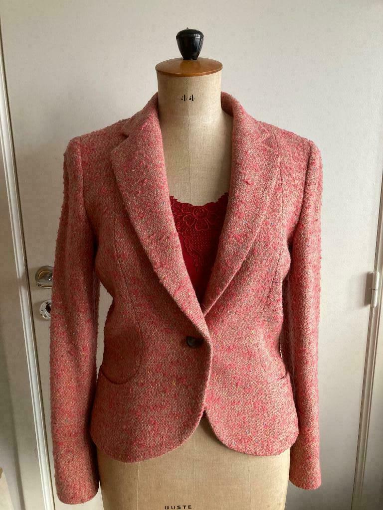 DKNY wollen jas maat 36/38, DKNY, Ophalen of Verzenden, Zo goed als nieuw, Jasje