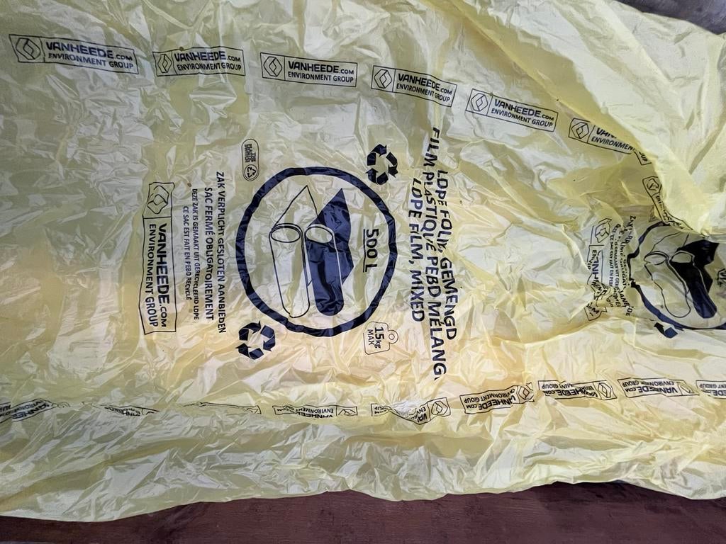 Grote plastic zakken 500l Bieden, Doe-het-zelf en Bouw, Ophalen