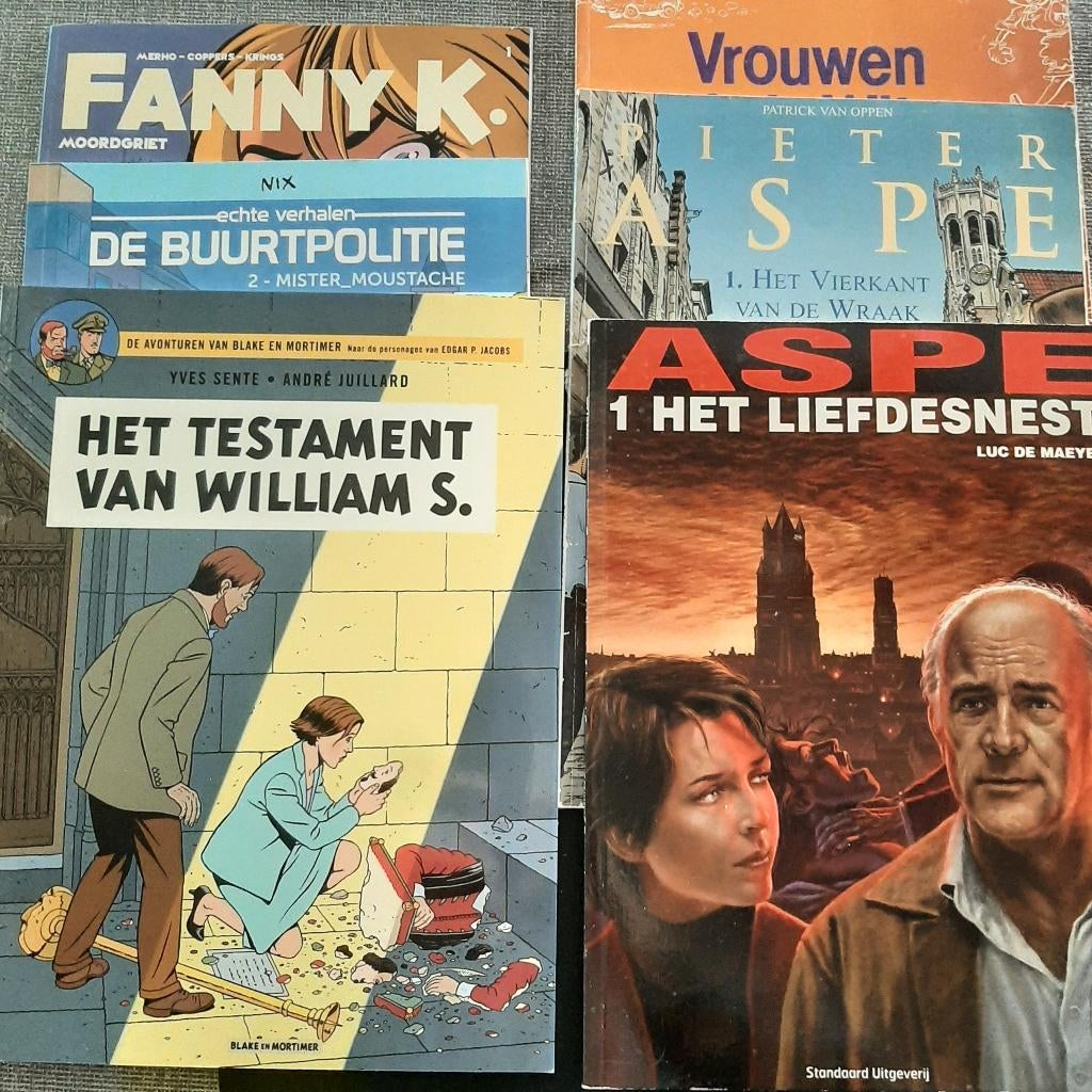 6 verschillende strips, Meerdere comics, Ophalen