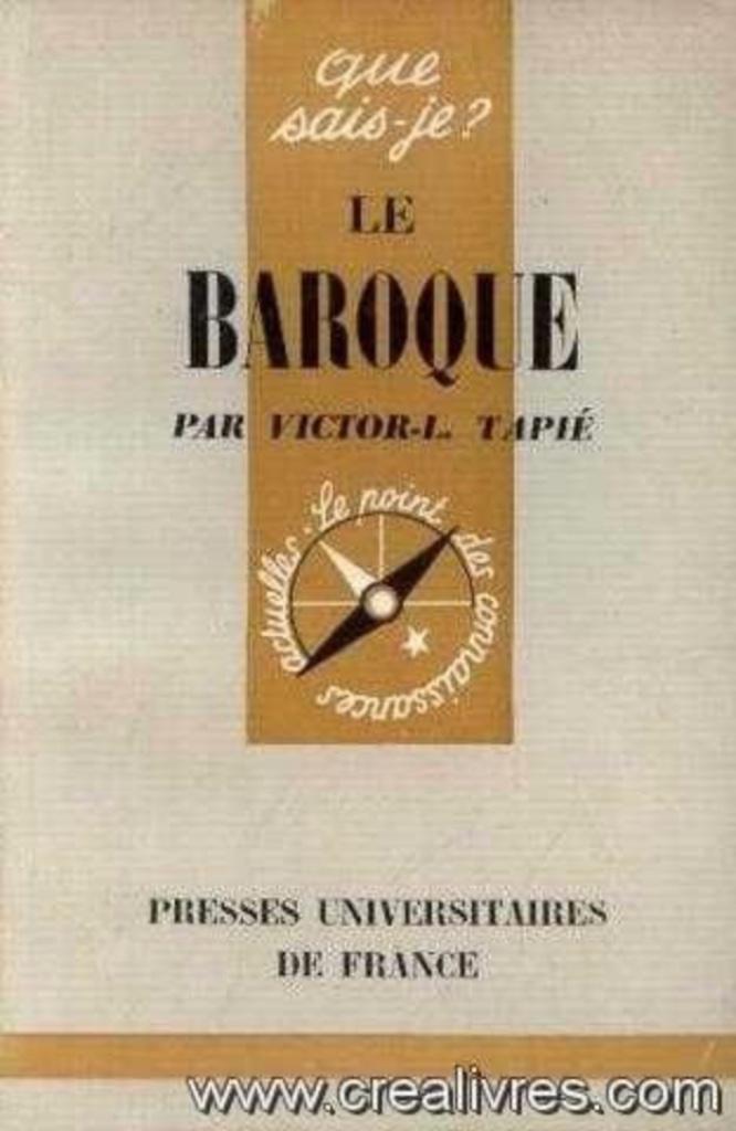Le Baroque-Que Sais-Je ? N923, Enlèvement ou Envoi, Victor-lucien tapié