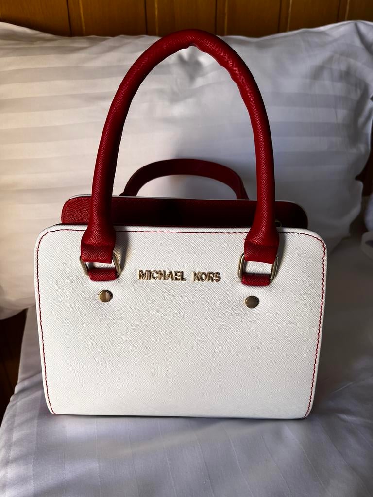 magnifique petit sac à main Michael Kors, Enlèvement ou Envoi, Neuf, Blanc, Sac à main