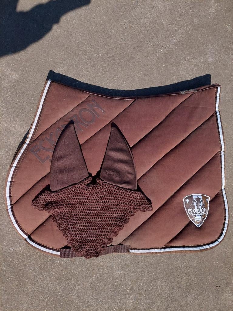 Eskadron Espresso polo pad zadeldek met soundless oornetje, Ophalen of Verzenden, Gebruikt