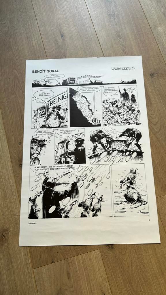 Sokal Canardo poster jaren 80, Ophalen of Verzenden, Zo goed als nieuw