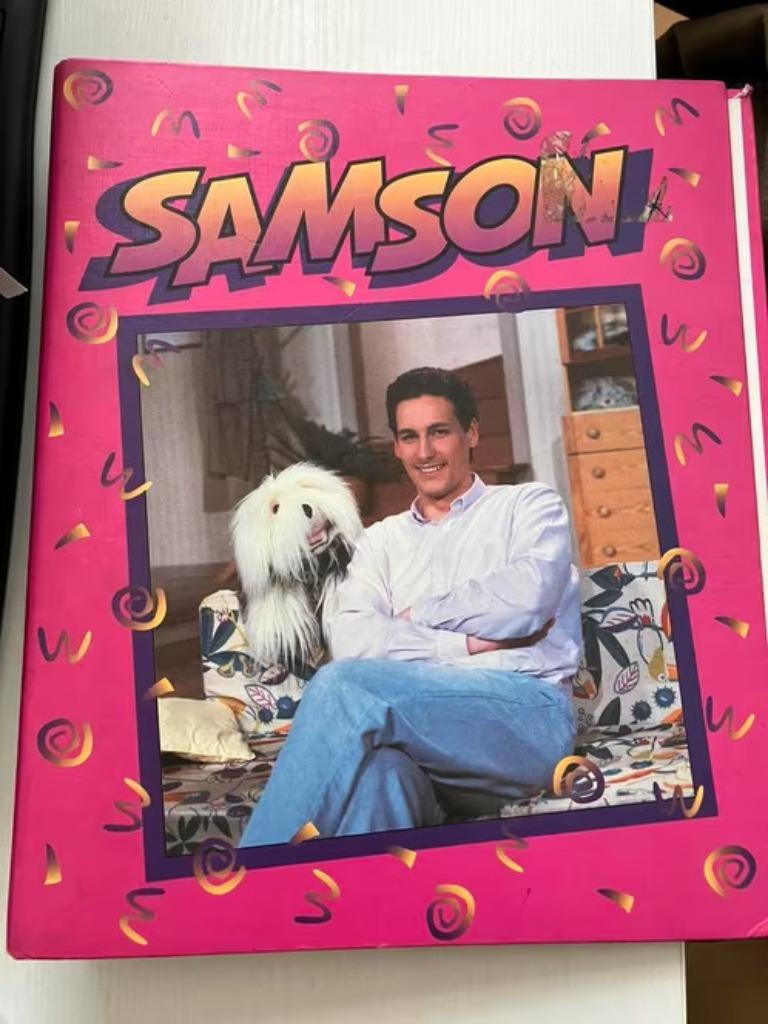 Ringmap Samson en Gert 1990 - BRT, Verzamelen, Ophalen of Verzenden, Gebruikt, Tv, Gebruiksvoorwerp