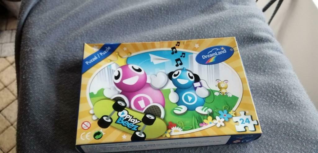 Puzzel met gekke mannetjes, Ophalen, 10 tot 50 stukjes, Zo goed als nieuw, 2 tot 4 jaar