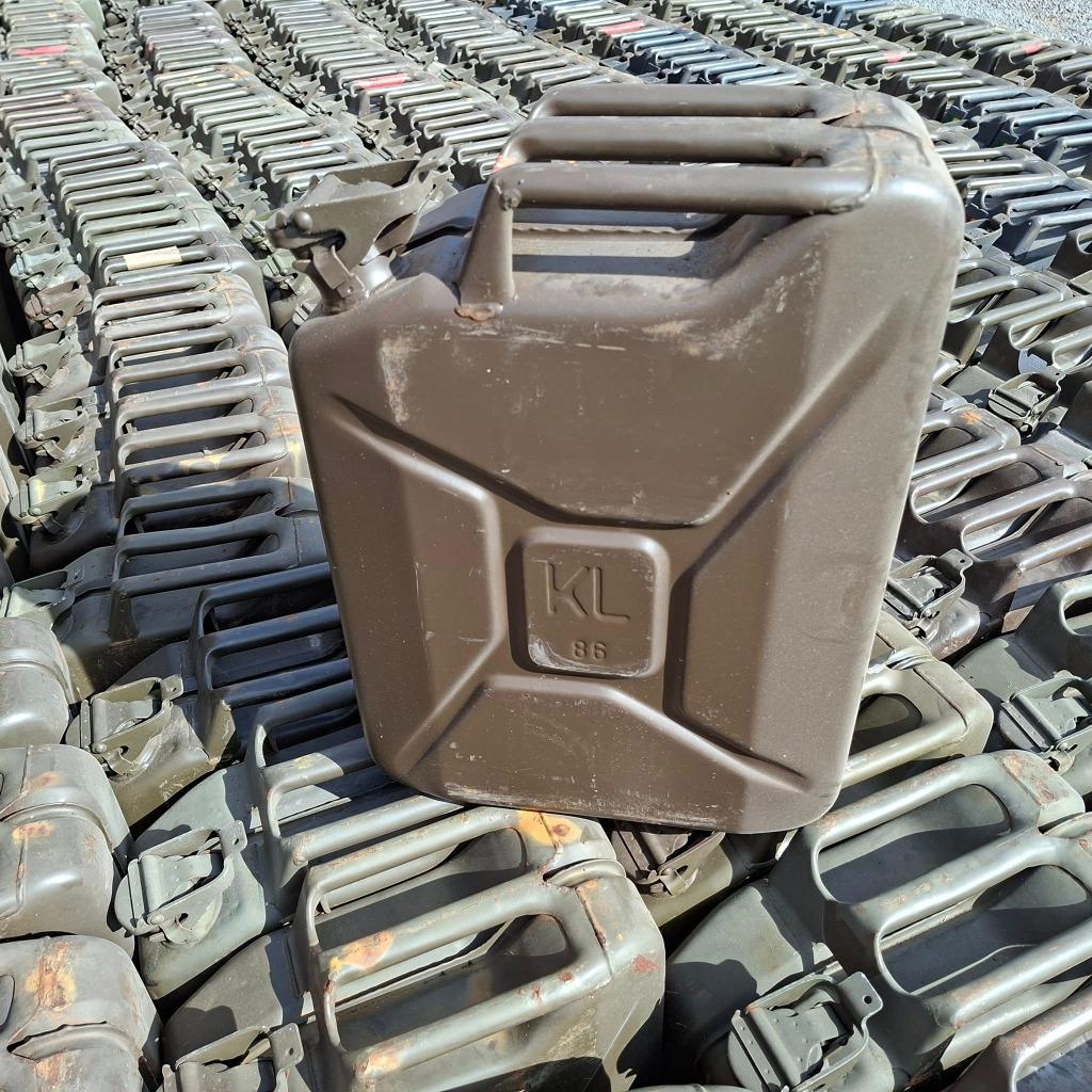 Metalen Jerrycan, Ophalen, Landmacht, Overige typen