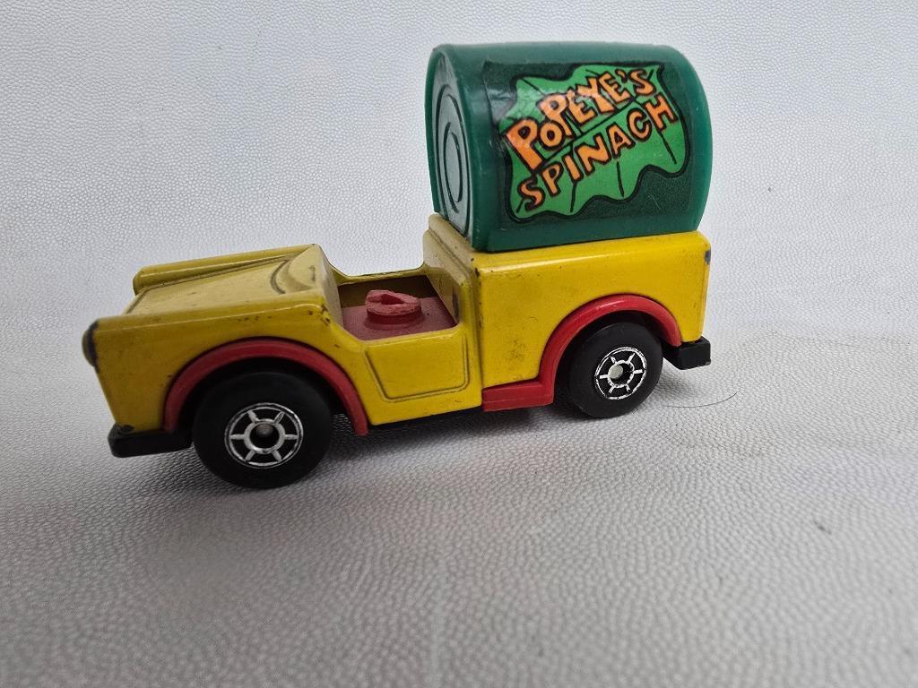vintage Popeye's Spinach Wagon  Matchbox 1980, Verzenden, Gebruikt