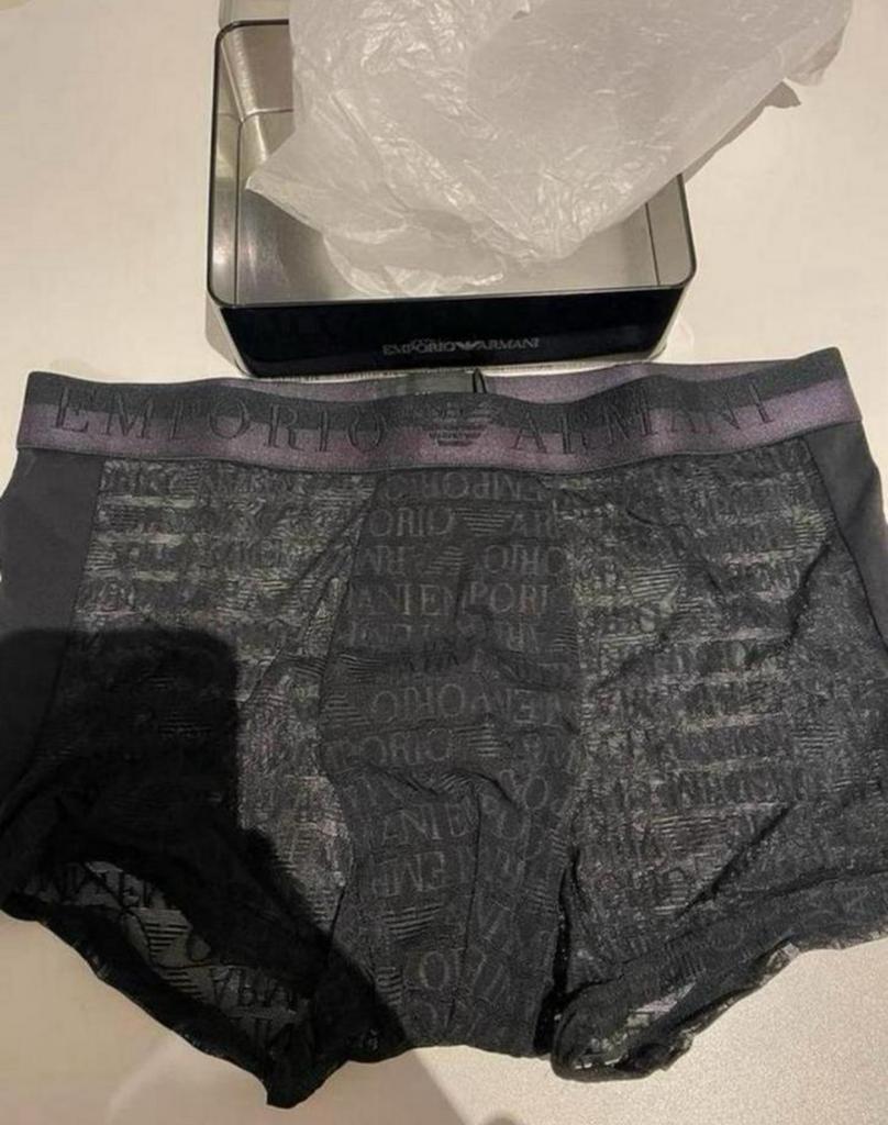 Caleçon Emporio Armani en maille avec logo, Vêtements | Hommes, Sous-vêtements, Envoi, Noir, Emporio Armani, Boxer