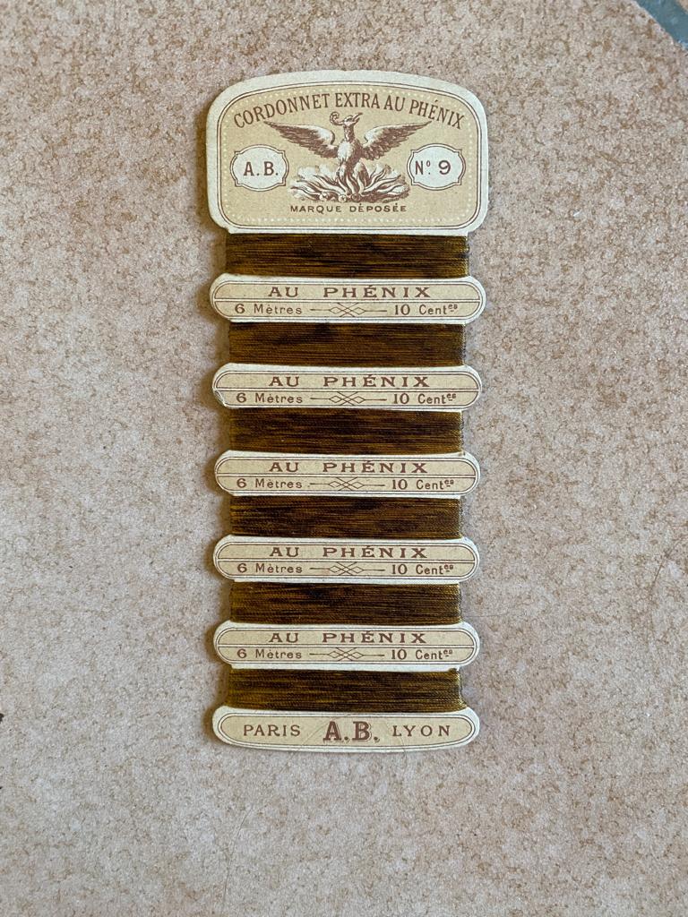 Au Phenix cordonnet extra oker zwart zijdeachtig Nieuw, Verzenden, Nieuw, Haken, Wol of Garen