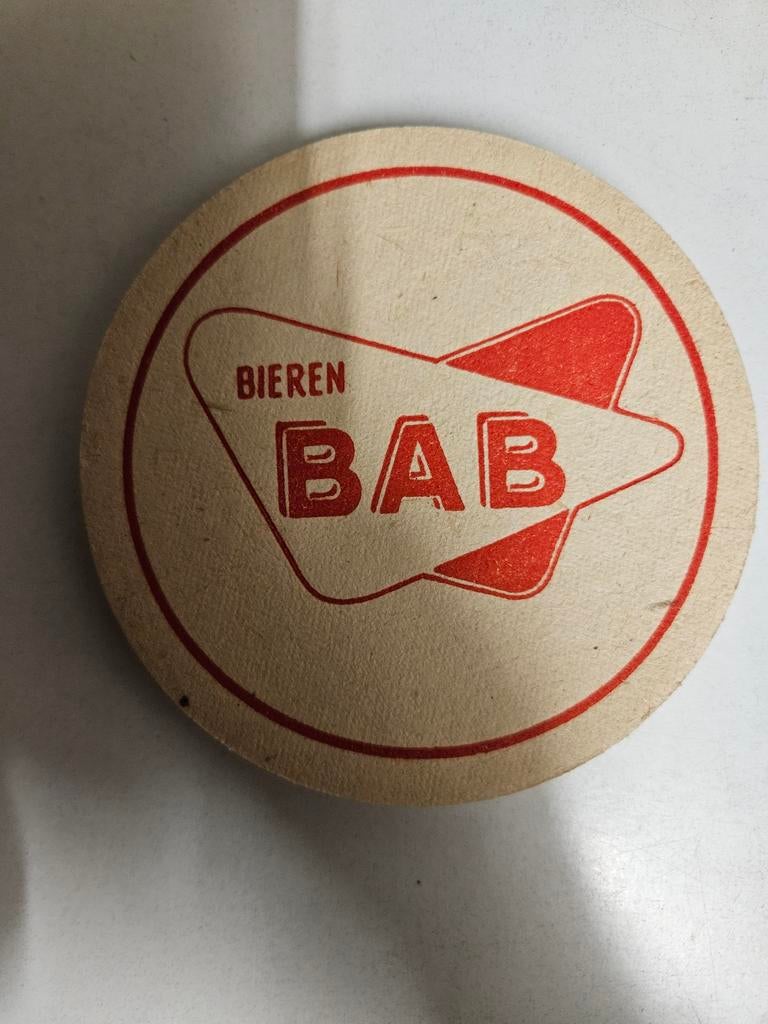Oud bierviltje BAB 4 verschillende, Verzamelen, Biermerken, Ophalen of Verzenden