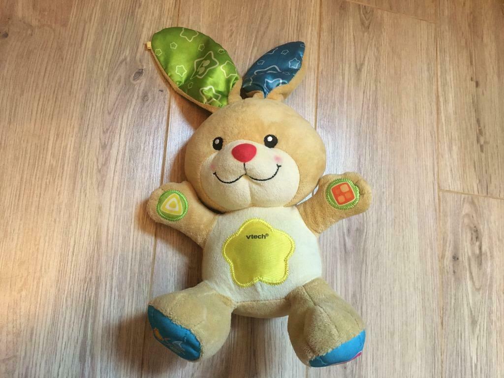 Vtech interactief knuffelkonijn Kiekeboe, Enlèvement ou Envoi, Utilisé, 6 mois à 2 ans