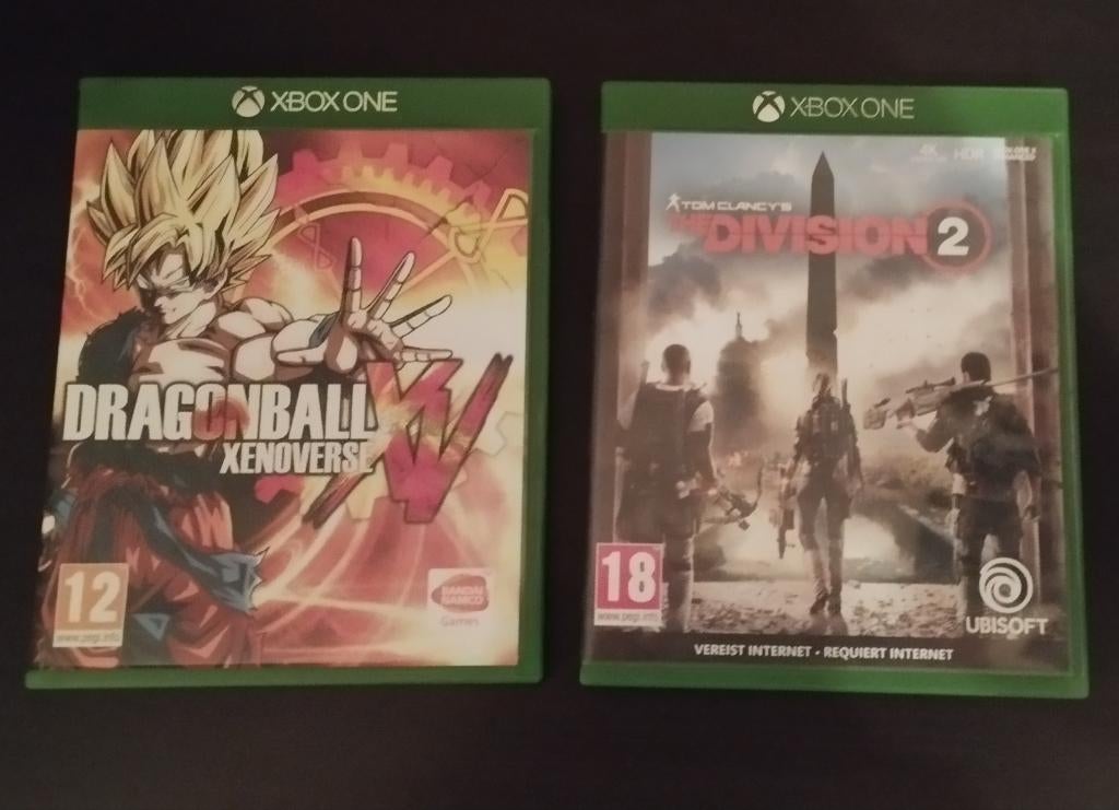 Dragon Ball XenoVerse 2 & The Division 2 Xbox One spellen, Vechten, Ophalen of Verzenden, Zo goed als nieuw, 3 spelers of meer
