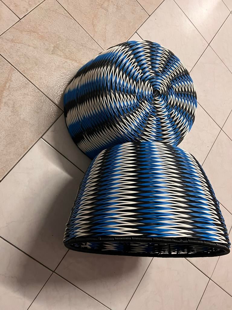 2 paniers / poufs, Enlèvement ou Envoi, Comme neuf