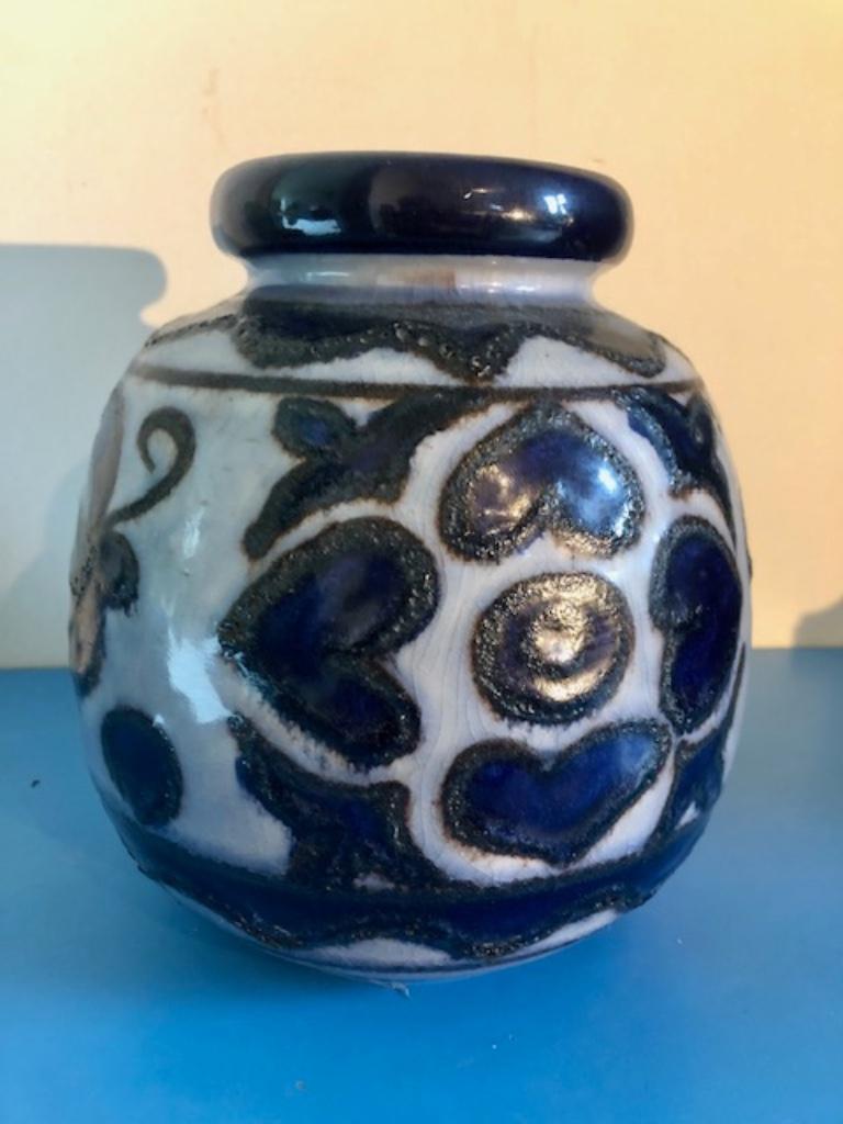 Vase W Allemagne 284-19, Moins de 50 cm, Enlèvement ou Envoi, Poterie ou Porcelaine, Utilisé