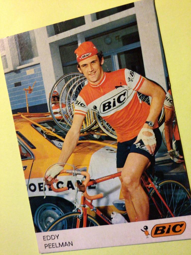 wielerkaart 1974 team bic eddy peelman baasrode, Envoi, Comme neuf