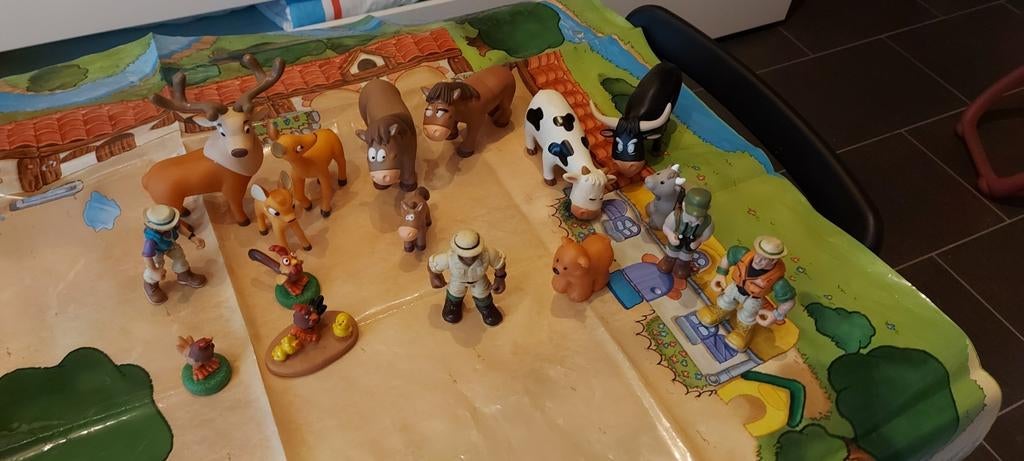 Animaux de la ferme avec carte de jeu, Enlèvement ou Envoi, Neuf