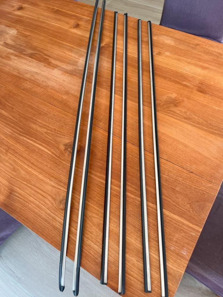 Moulures latérales chrome-noire pour Golf 1 1978 3-portes, Enlèvement, Utilisé, Volkswagen, Porte