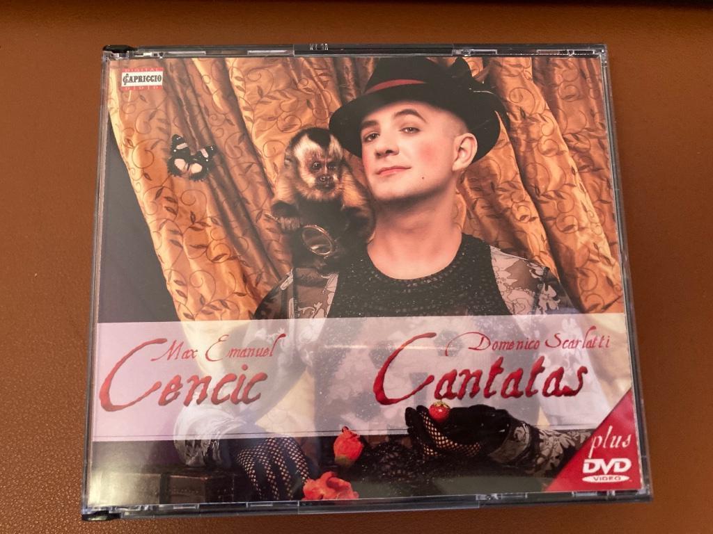 Cd Cantates - Domenico Scarlatti / Max Emanuel Cencic + dvd, Cd's en Dvd's, Ophalen of Verzenden, Barok, Zo goed als nieuw, Overige typen