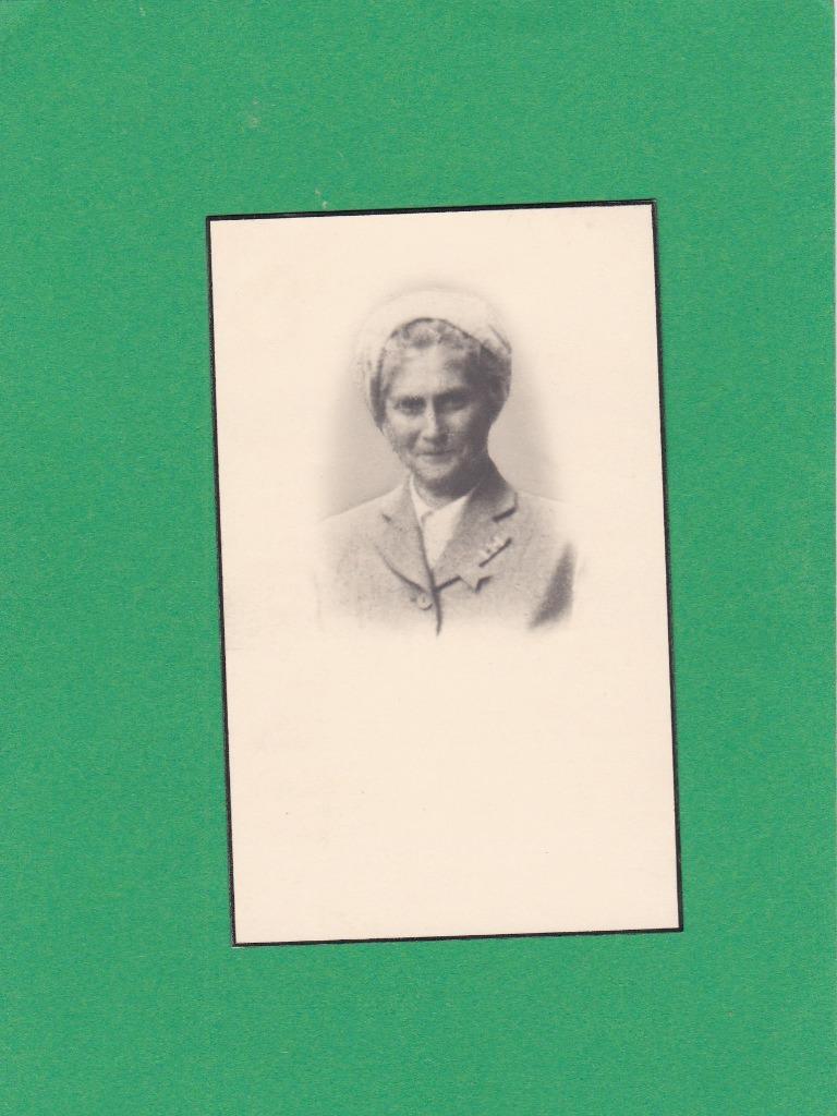 DP Dame Charles Delbeke (adel), Verzamelen, Bidprentjes en Rouwkaarten, Verzenden, Bidprentje